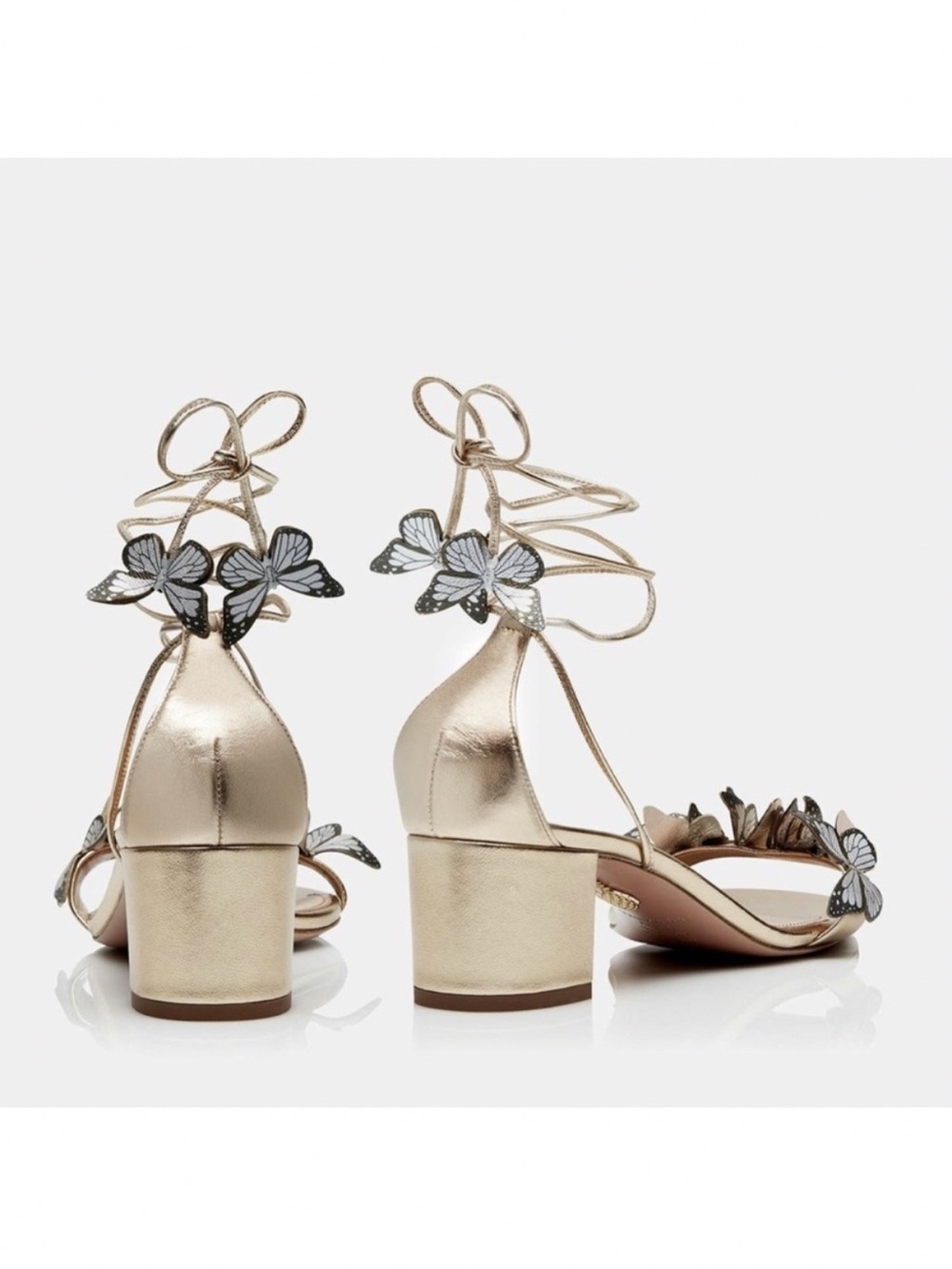Aquazzura Papillon Sandal 50 $995 40.5 - Picture 4 of 14